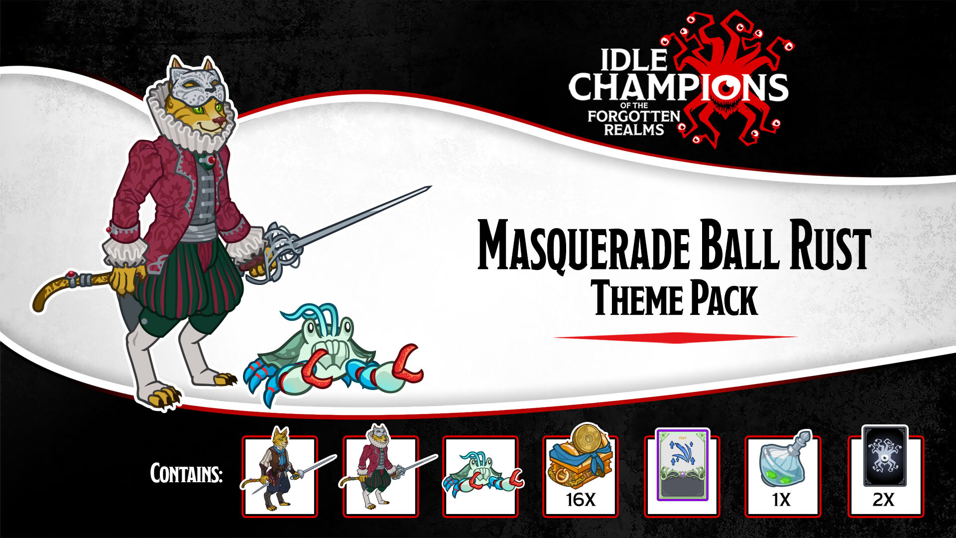 Idle Champions: Masquerade Ball Rust Theme Pack