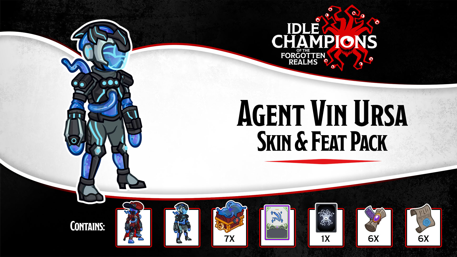 Idle Champions: Agent Vin Ursa Skin &amp; Feat Pack