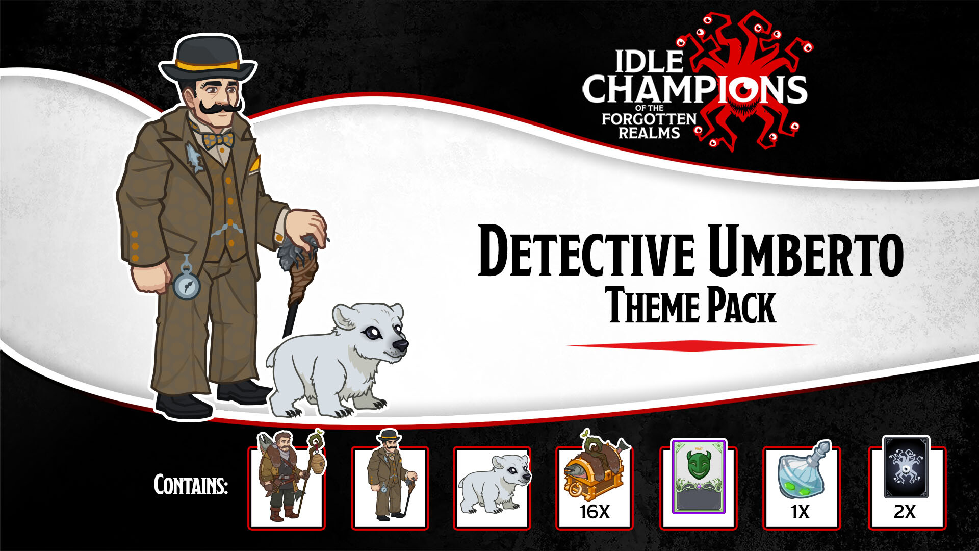 Idle Champions: Detective Umberto Theme Pack