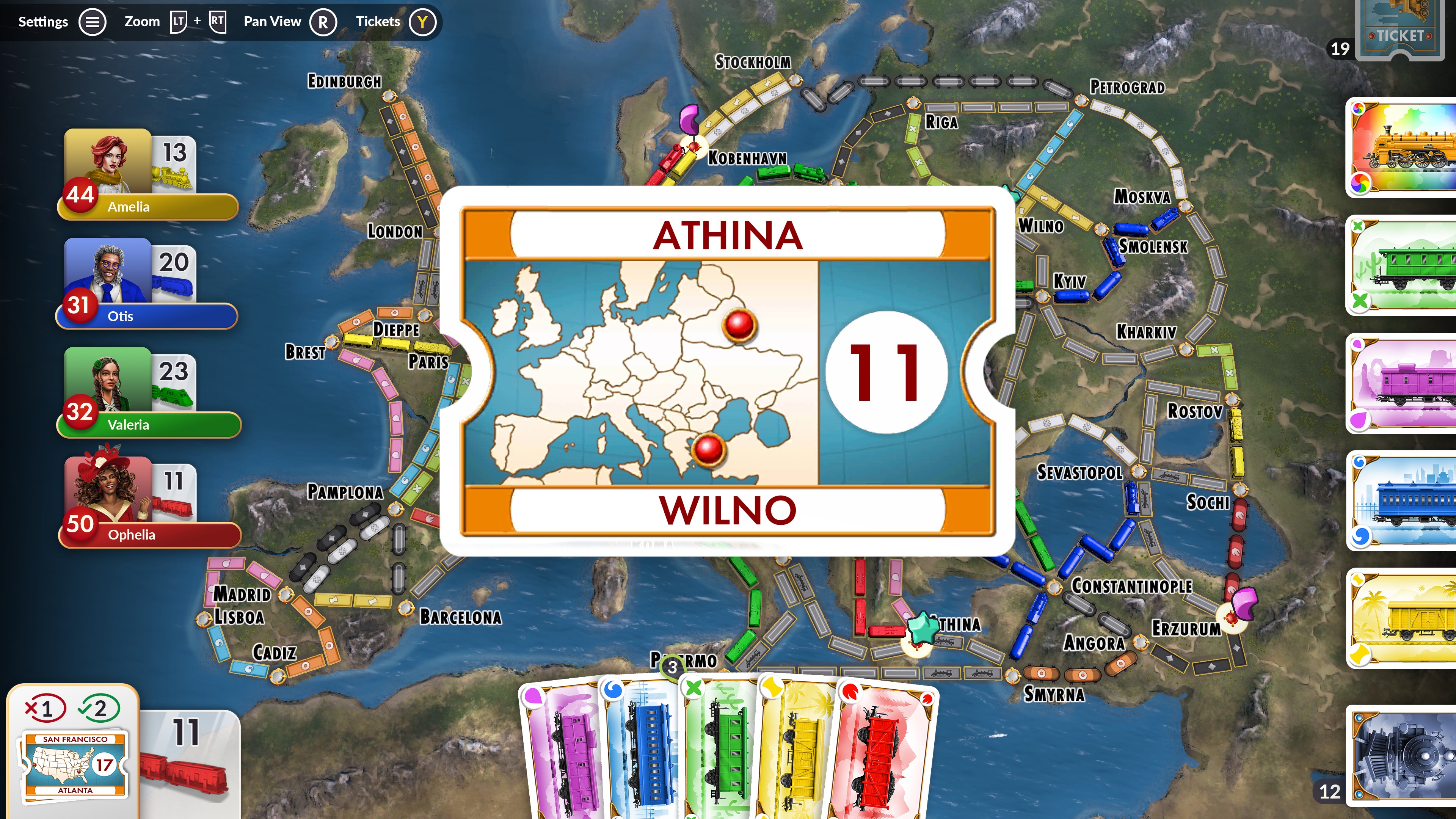 Ticket to Ride, Clue and The Game of Life 2: Classic Board Game Bundle