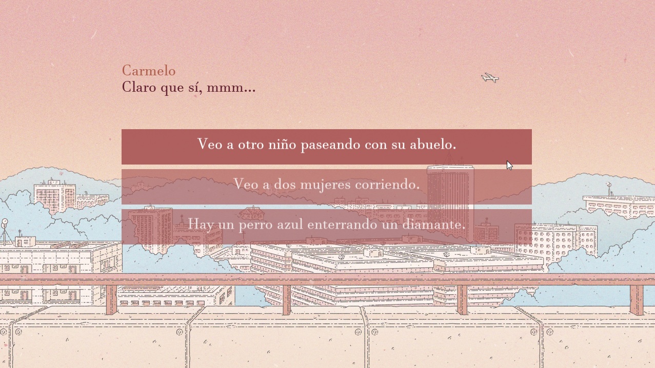 Las gafas nuevas del yayo Carmelo