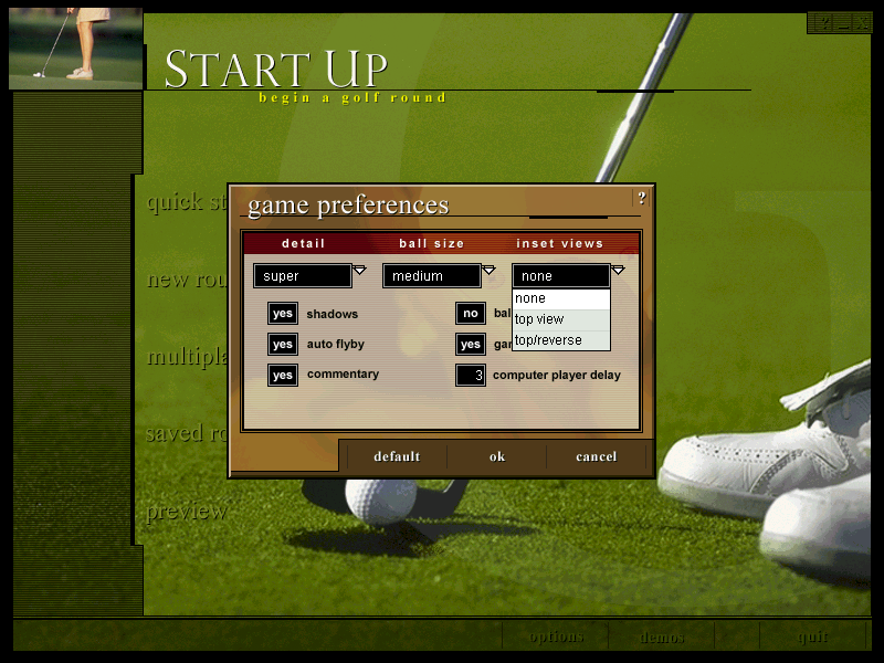 Microsoft Golf 1998 Edition