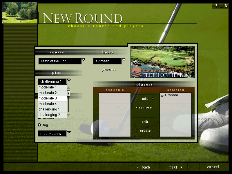 Microsoft Golf 1998 Edition