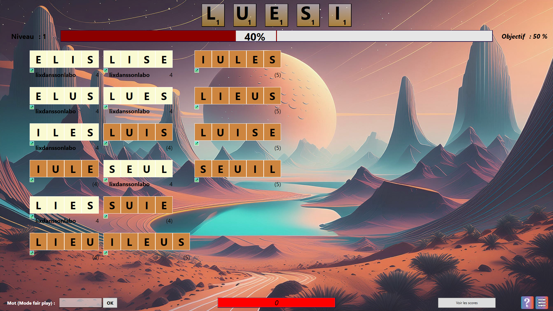 Words Guesser