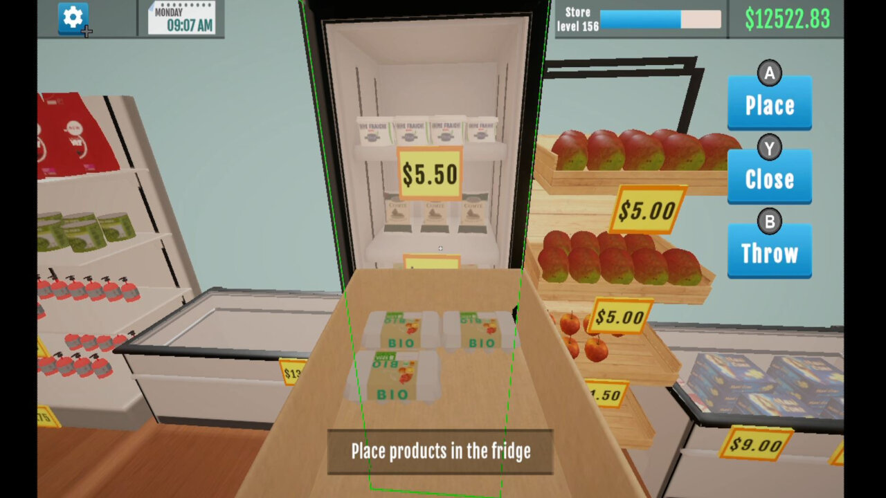 Supermarket Manager Simulator