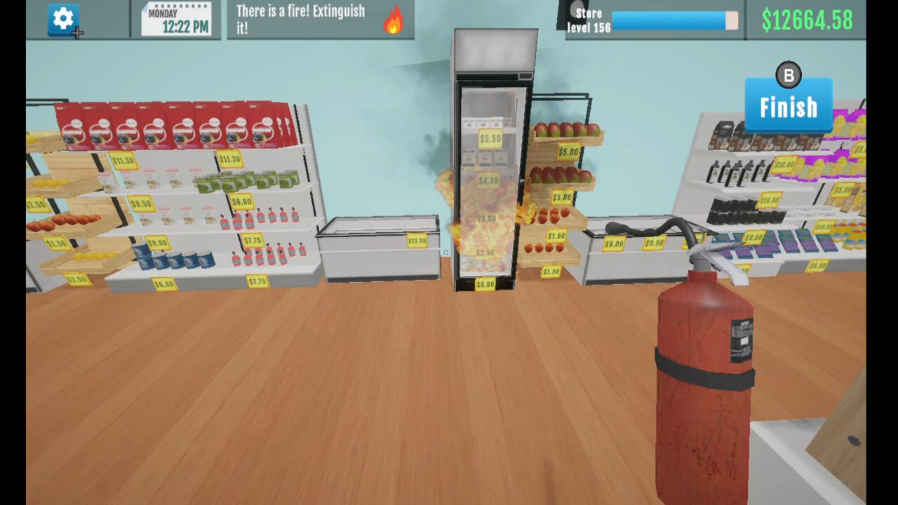Supermarket Manager Simulator