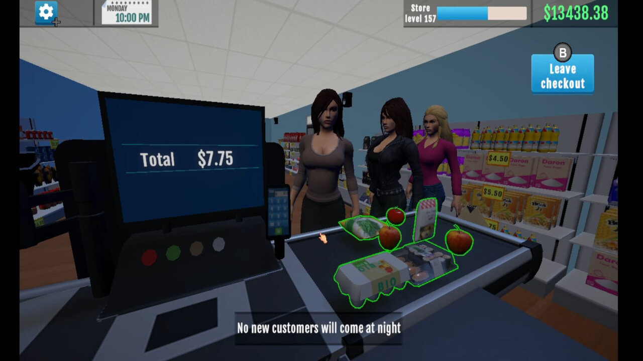 Supermarket Manager Simulator