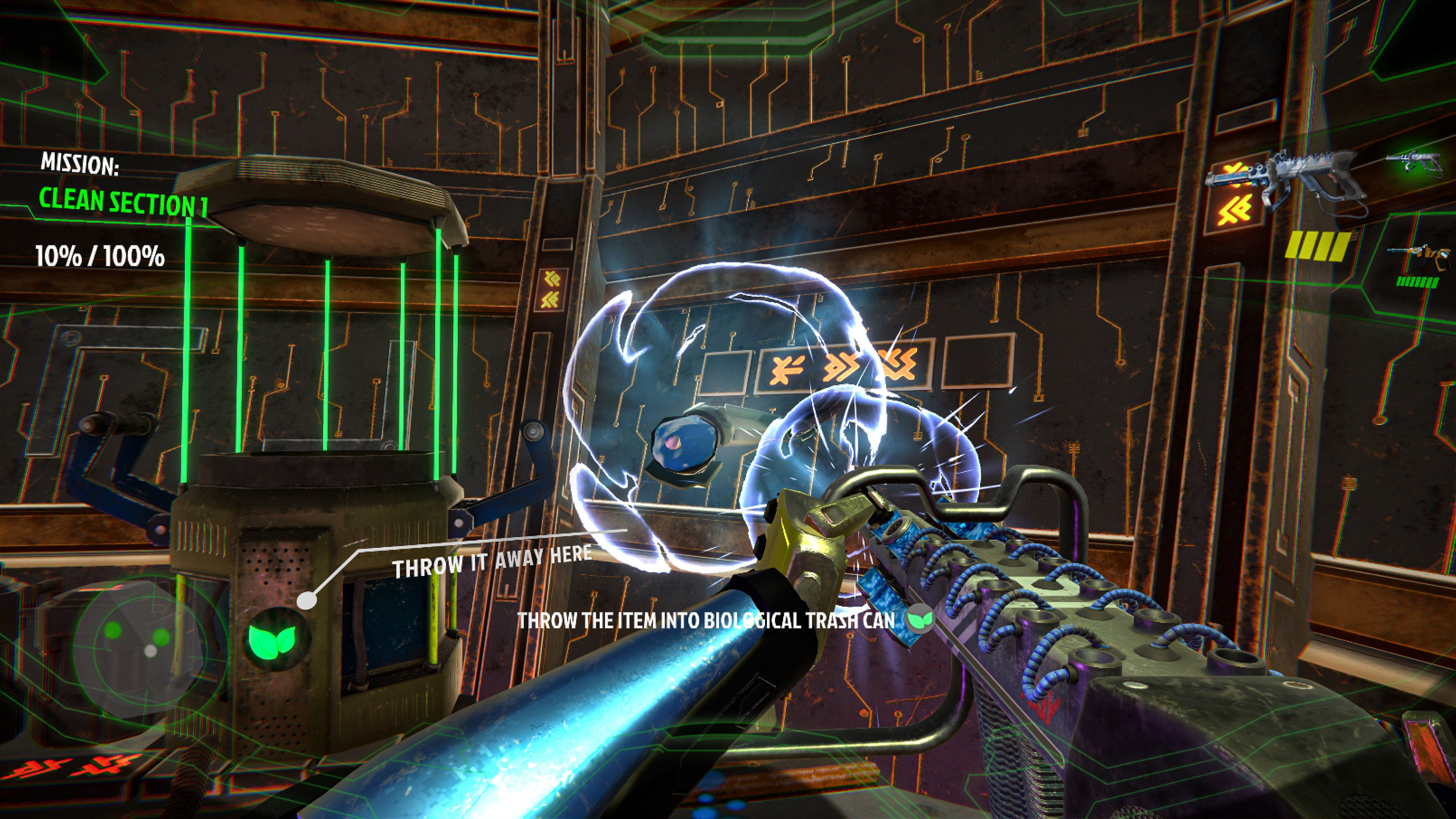 Space CleanUp: Cosmic Robot Disinfector