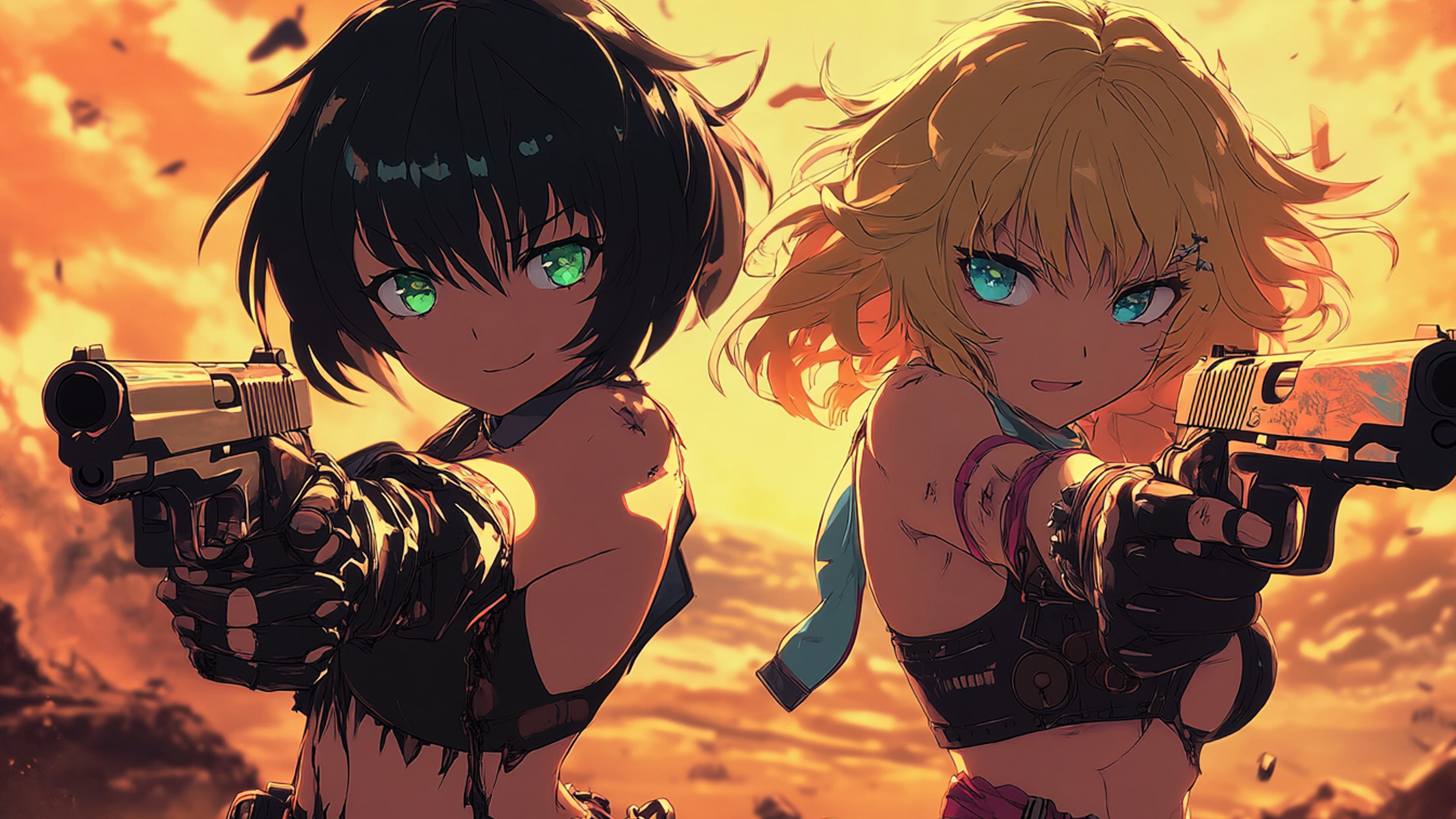 Anime Girls: Wasteland Shootout