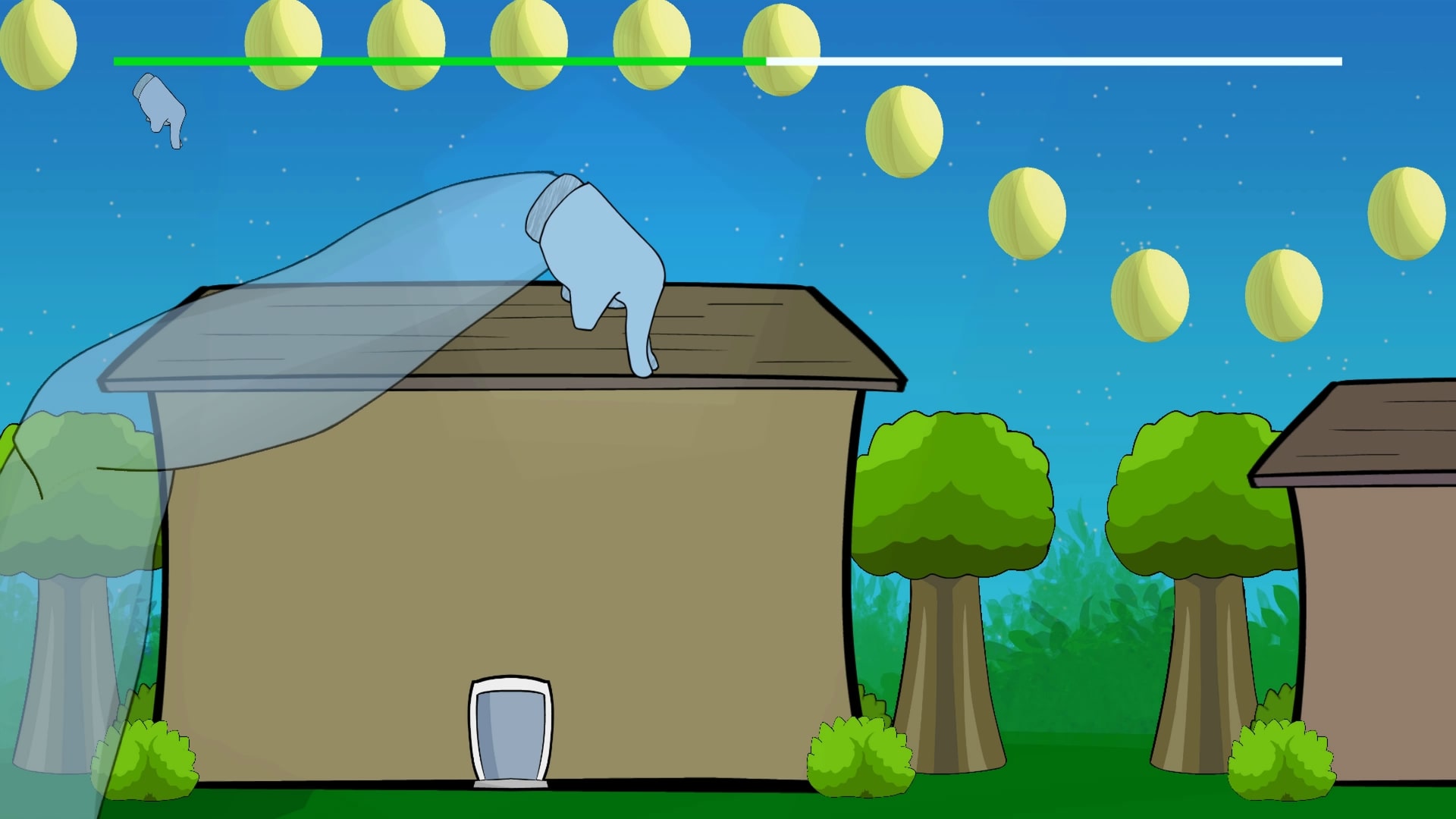 Finger on the Roof! Go! Rooftop Runner!