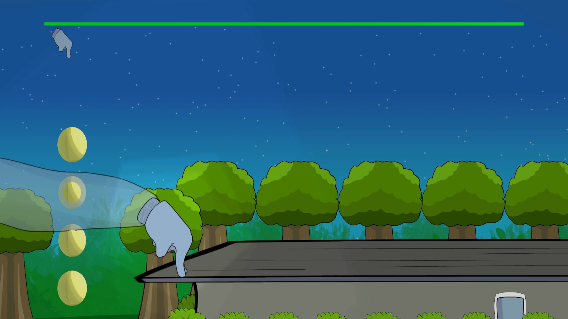 Finger on the Roof! Go! Rooftop Runner!