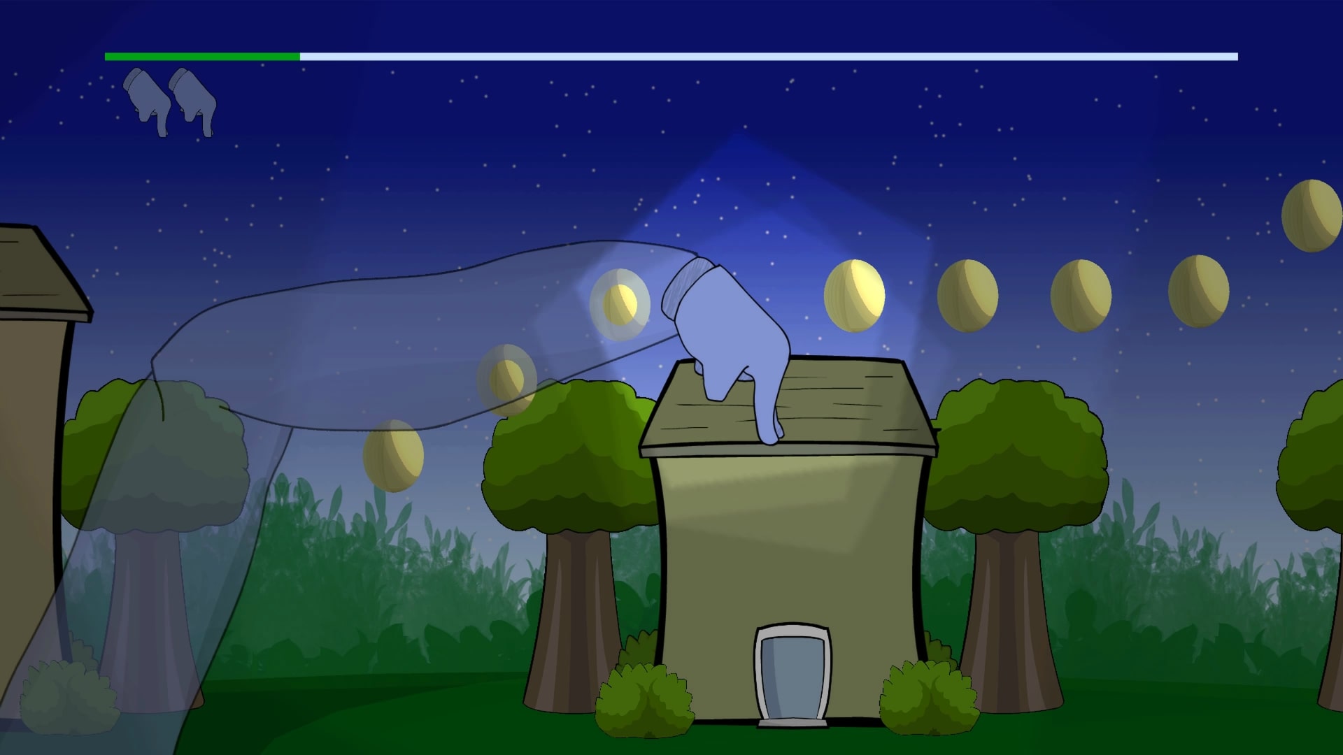 Finger on the Roof! Go! Rooftop Runner!