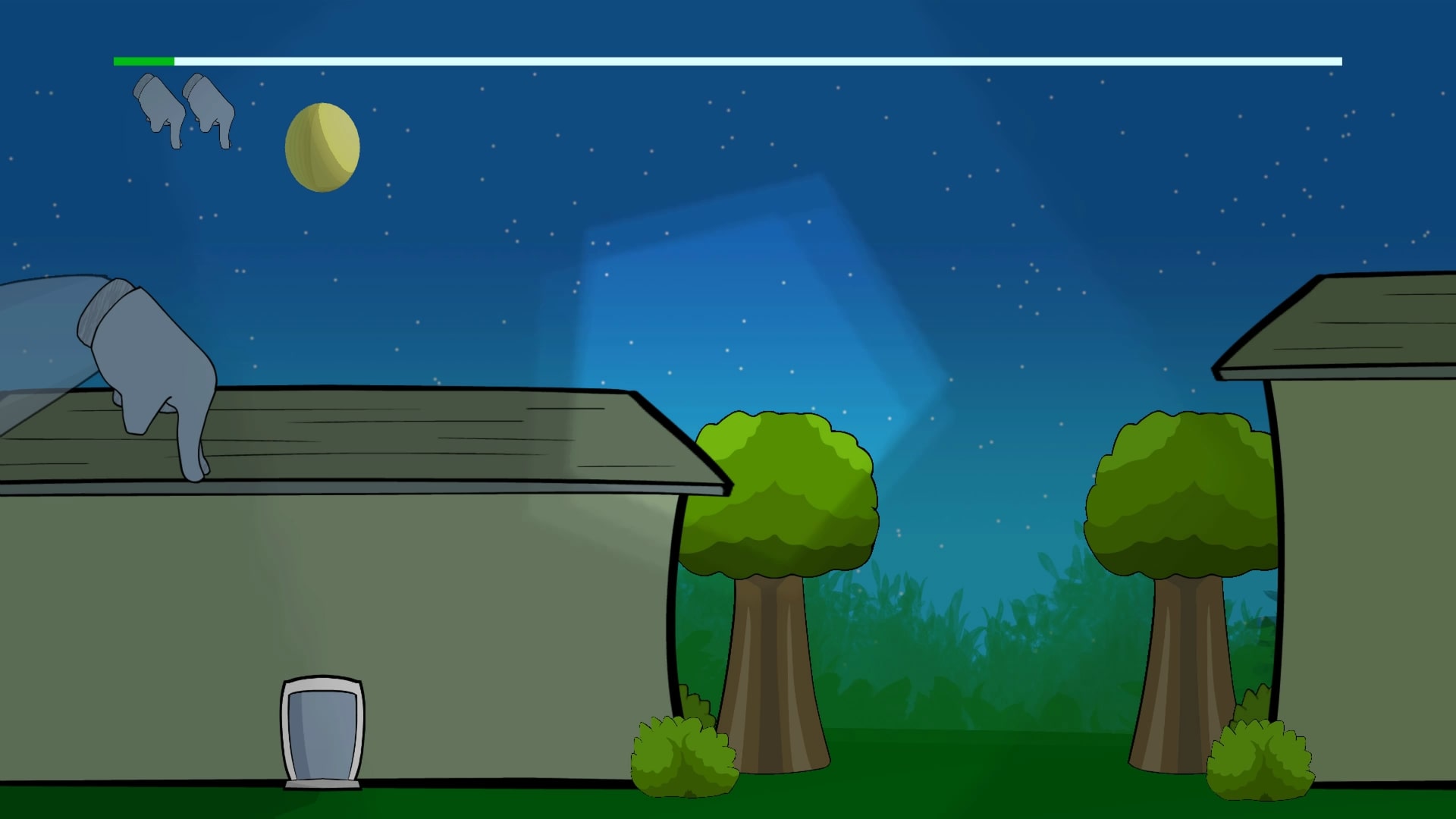 Finger on the Roof! Go! Rooftop Runner!