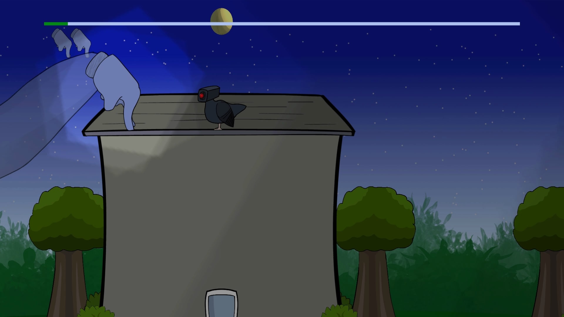 Finger on the Roof! Go! Rooftop Runner!