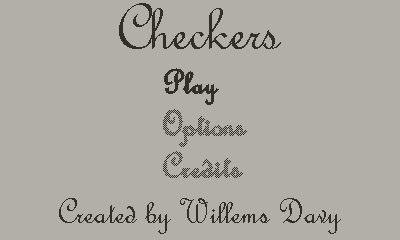 Checkers: Playdate