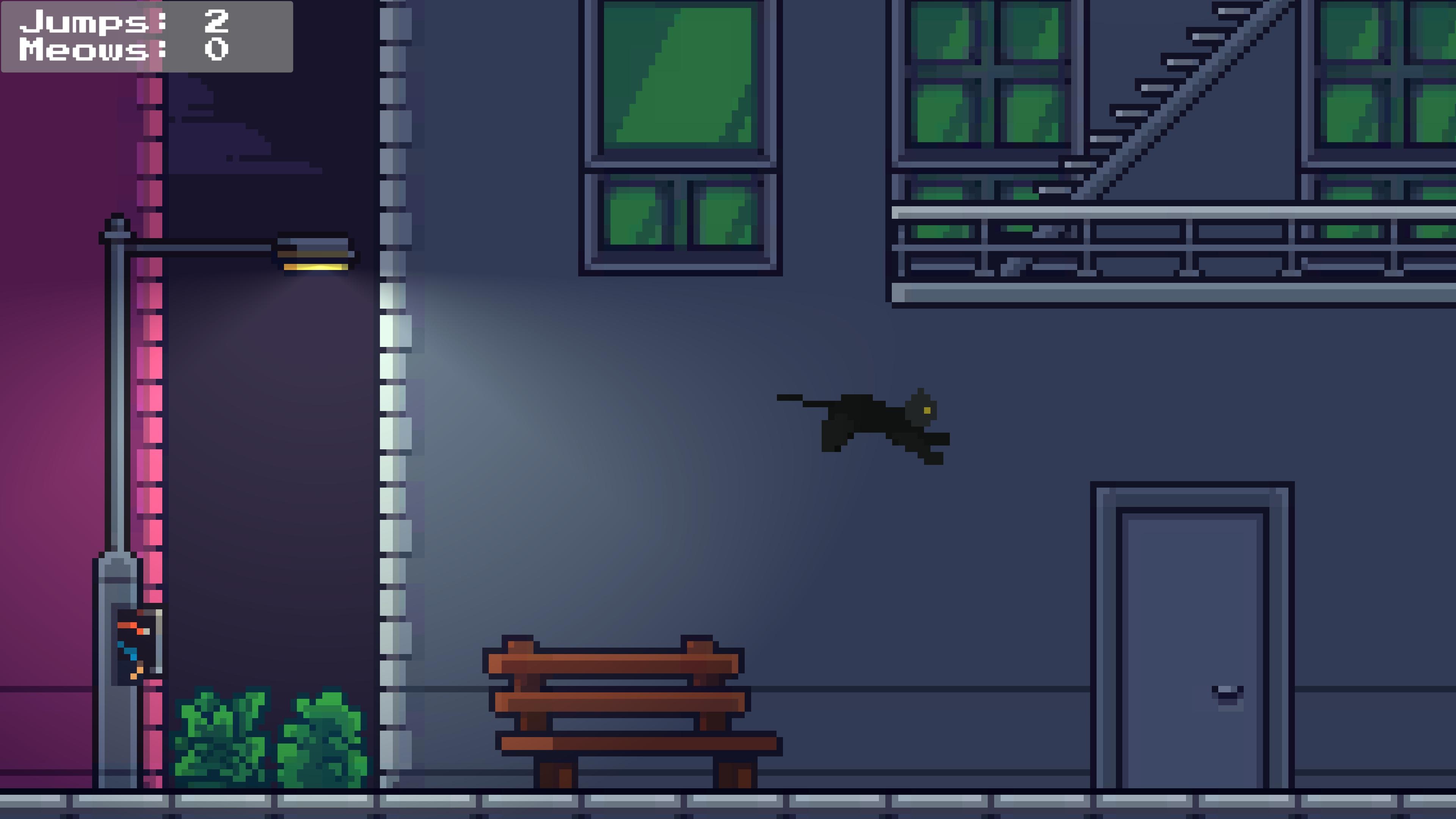 Rooftop Rascal: The Midnight Cat