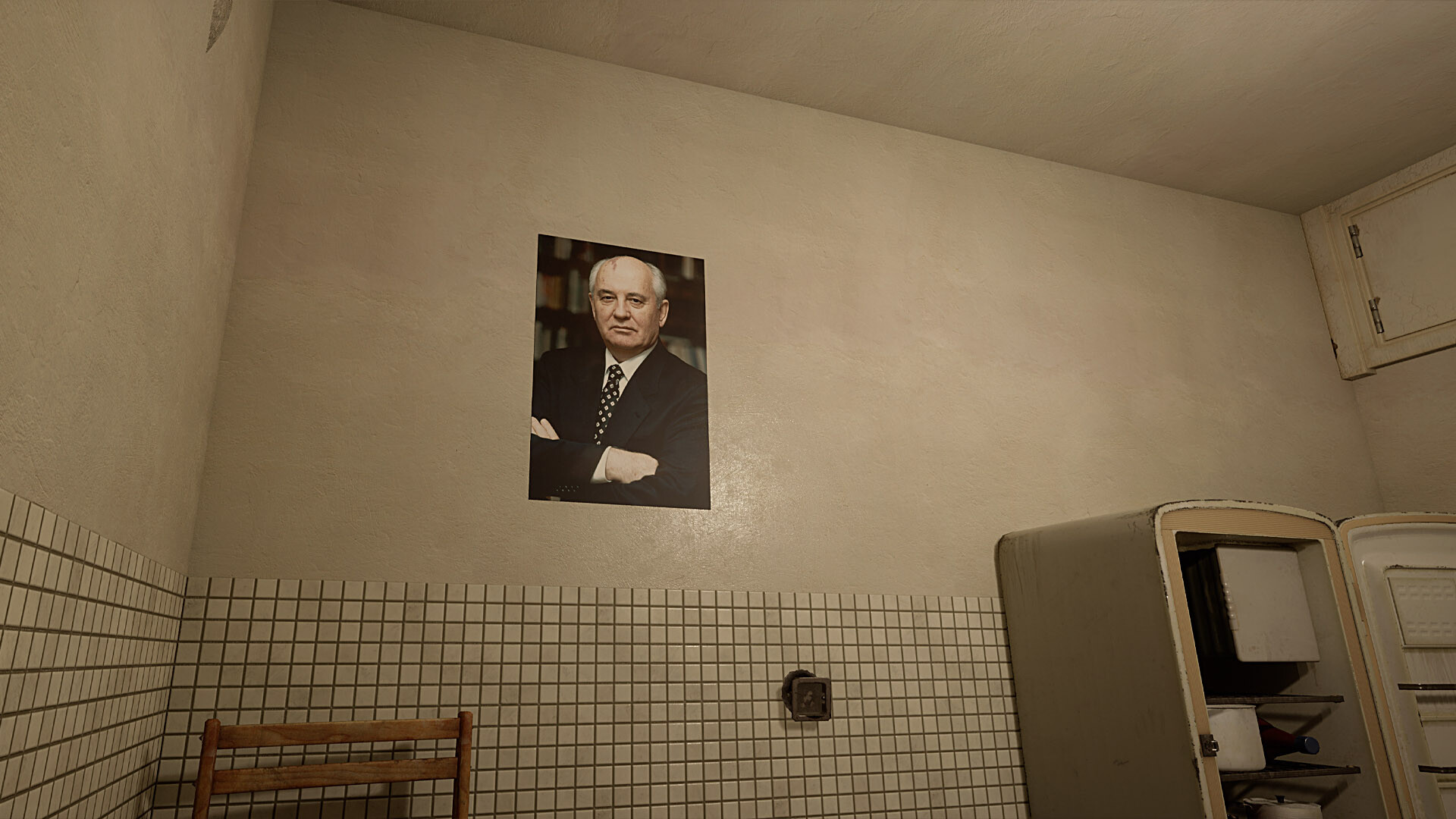 Russian Train Trip 3: Gorbachev’s Posters In The Apartment