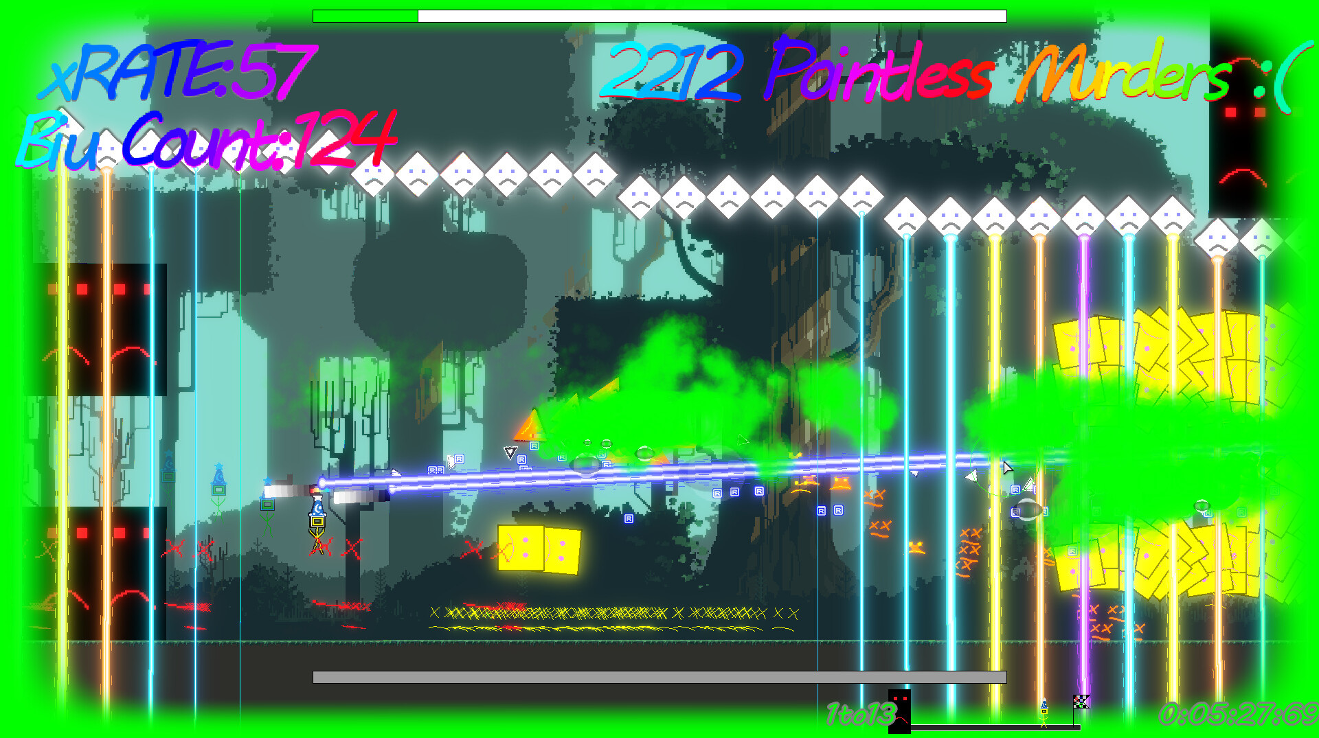 A2C: Ayry Seems to be Playtesting a 2D Runner Shooter from Cci