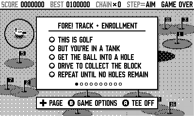 Fore! Track