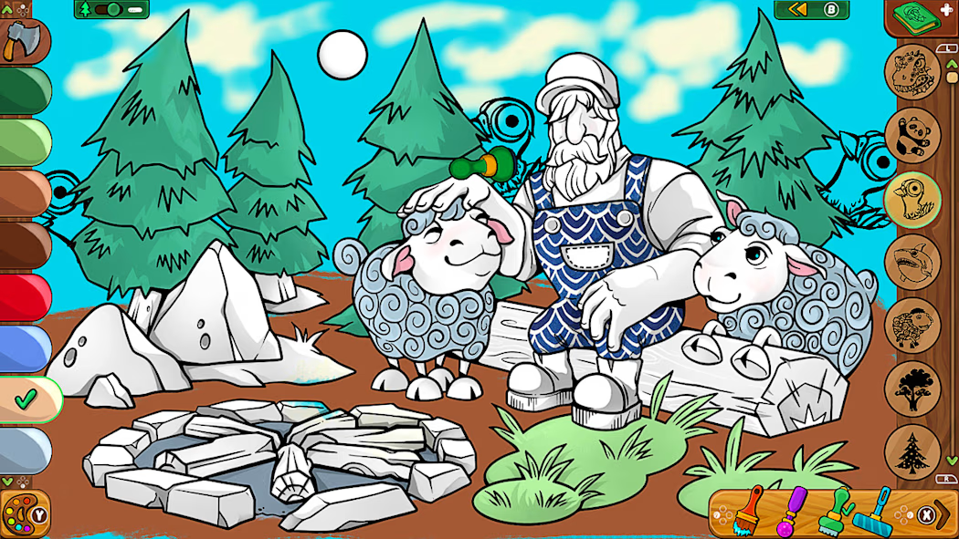 Coloring Pages: Lumberhill Tales
