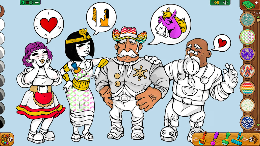 Coloring Pages: Lumberhill Tales