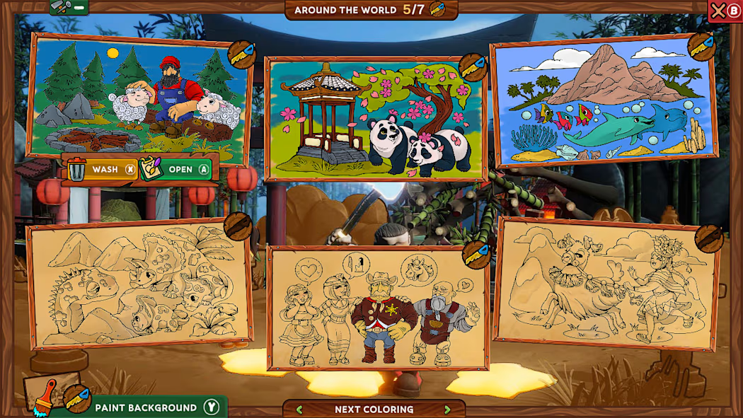 Coloring Pages: Lumberhill Tales