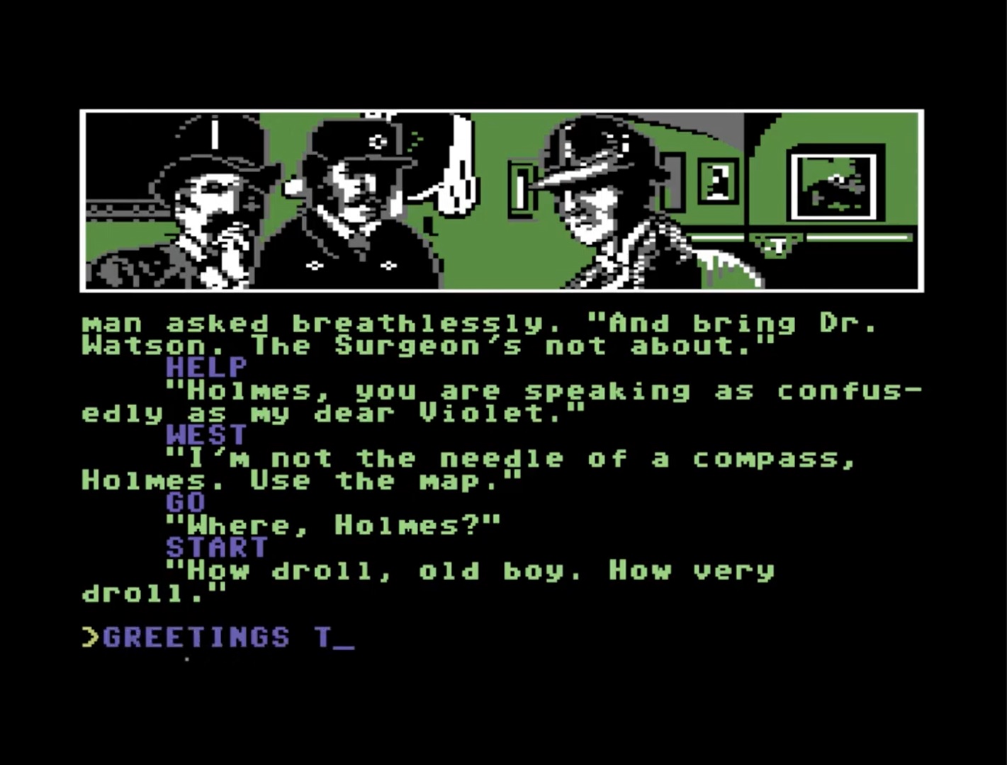 Sherlock Holmes in “Another Bow”