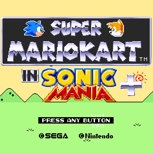 Super Mario Kart in Sonic Mania+