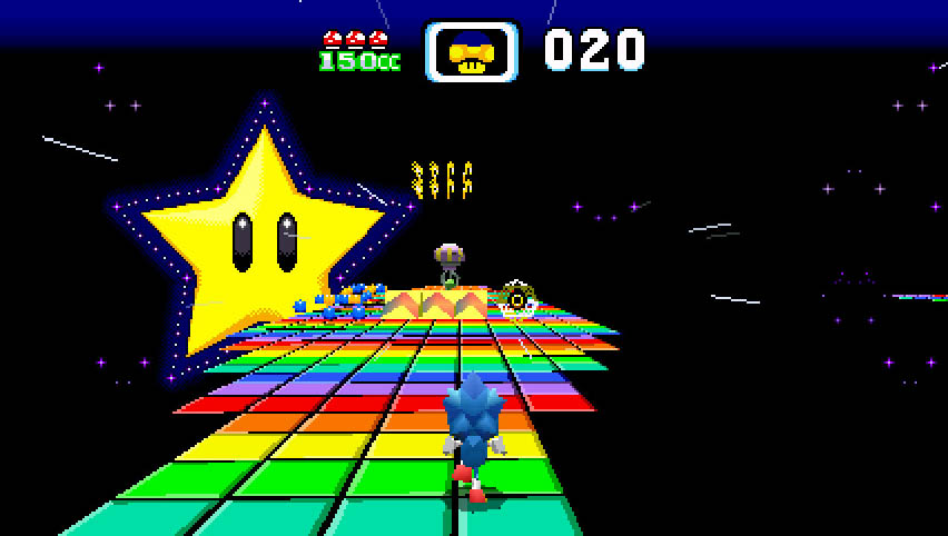 Super Mario Kart in Sonic Mania+