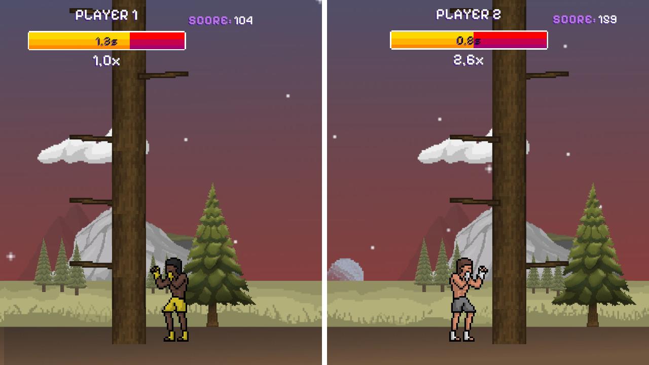 Heavy Hand: Pixel Tree Forest Fury