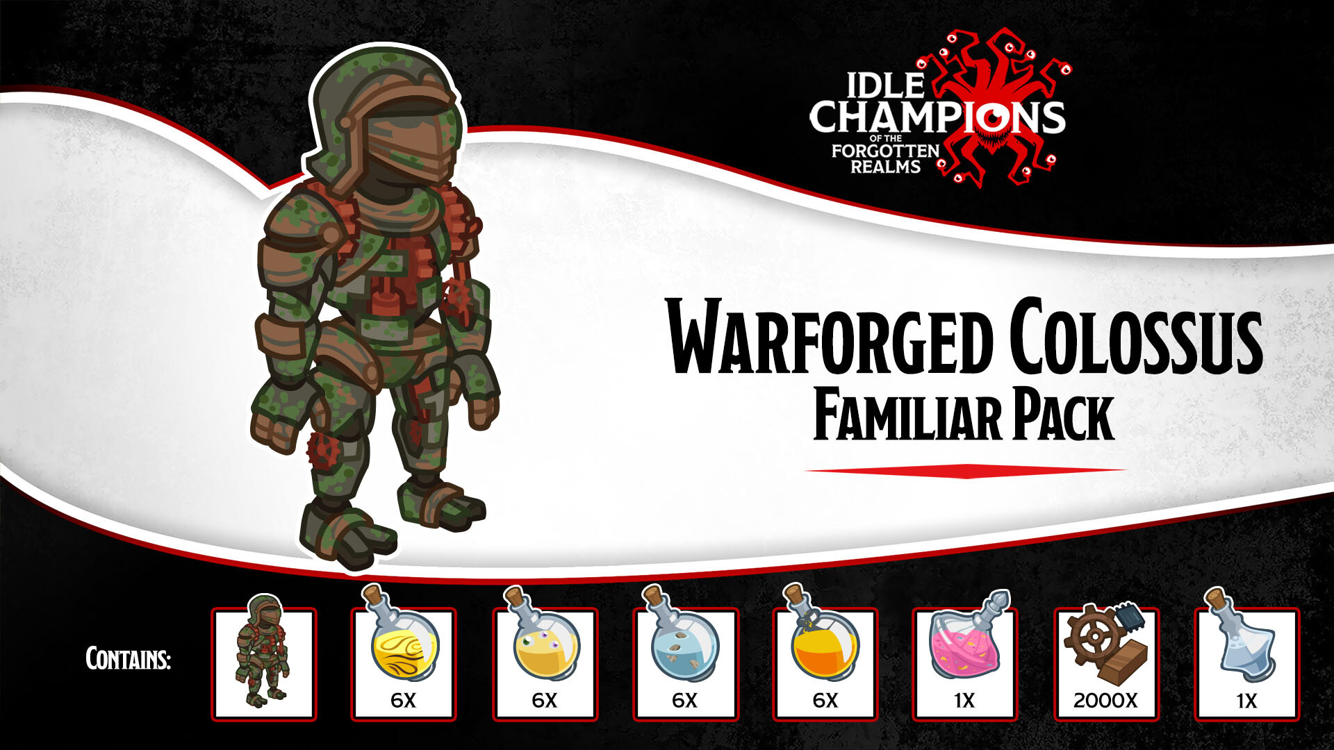Idle Champions: Warforged Colossus Familiar Pack