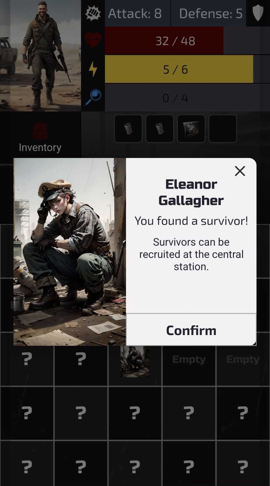Frost Survivors: Text Game