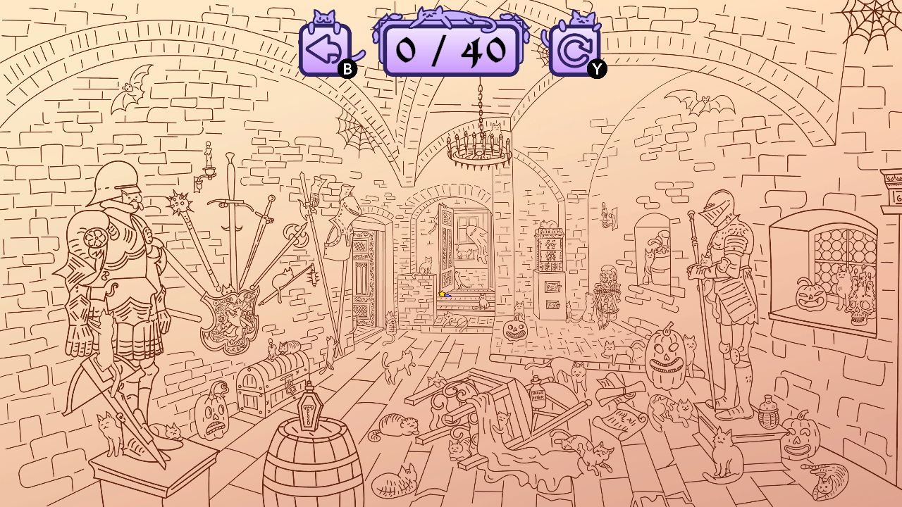 Cats Hidden in Spooky Places