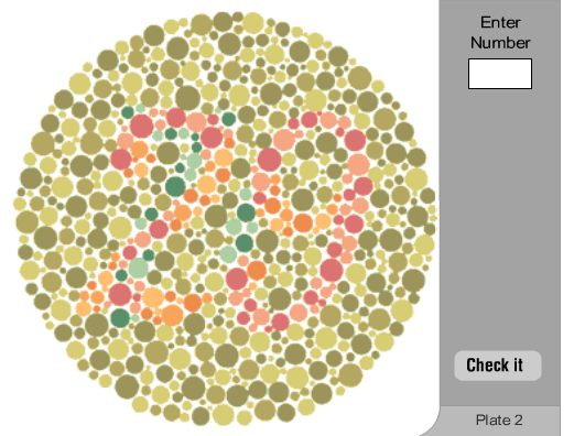 Color Vision Deficiency Test