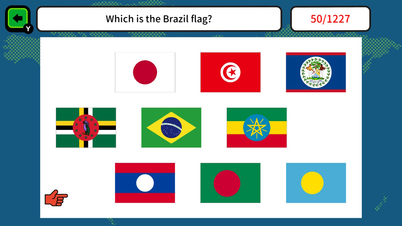 1000 Questions Quiz! National Flag