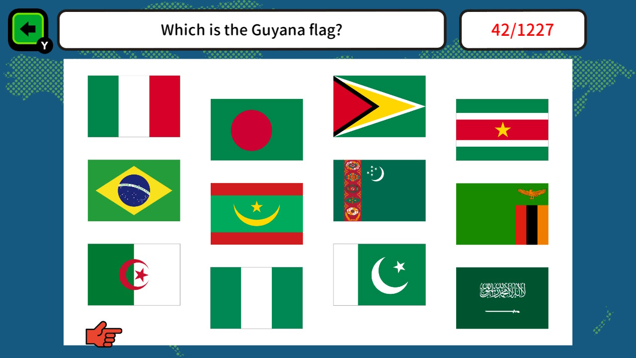 1000 Questions Quiz! National Flag