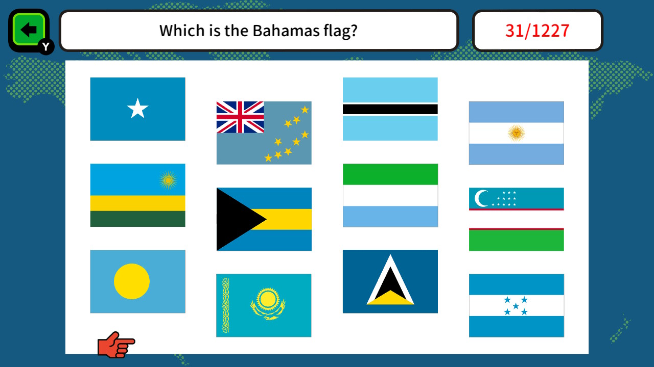 1000 Questions Quiz! National Flag