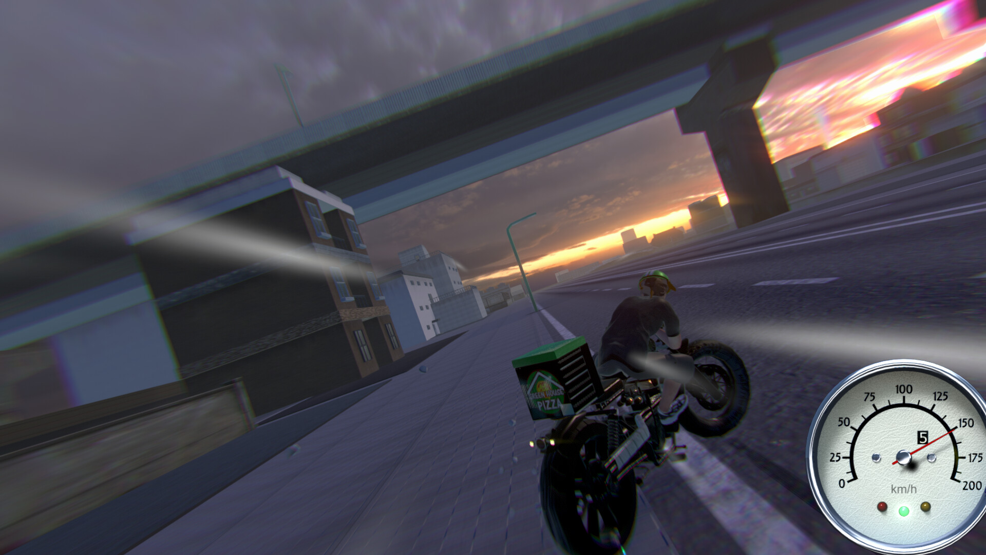 Pizza Delivery in a Storm