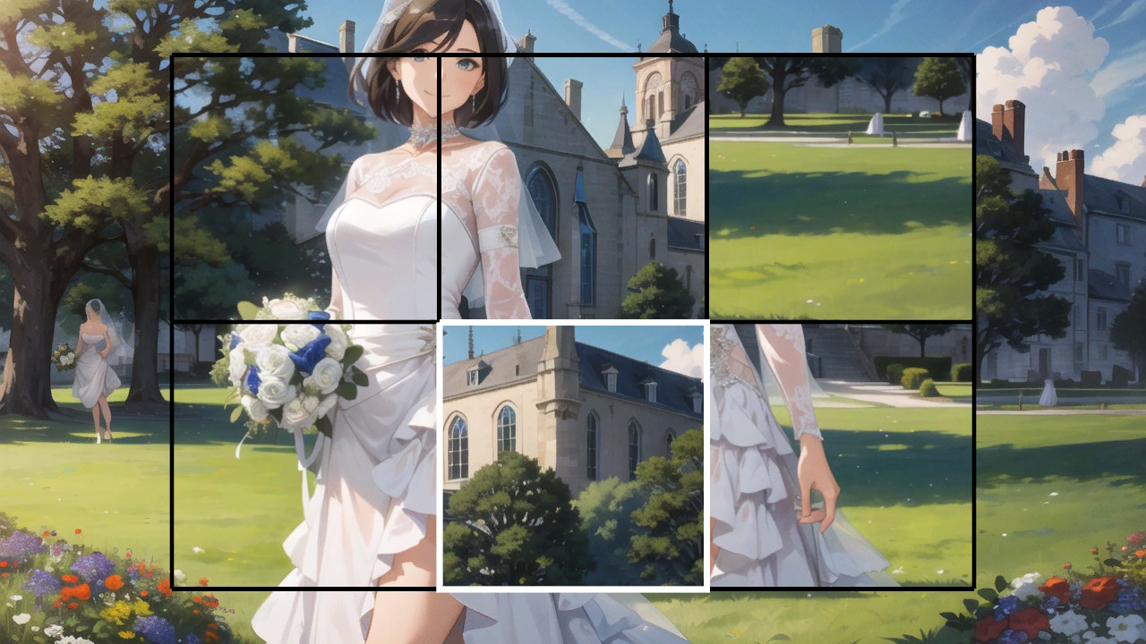 Anime Girls: Beautiful Bride