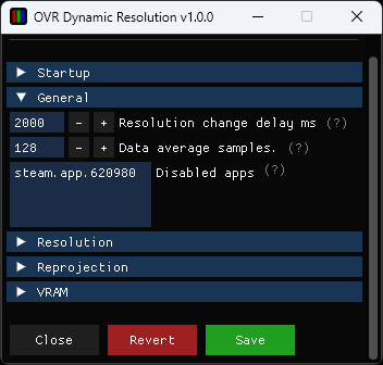 OVR Dynamic Resolution