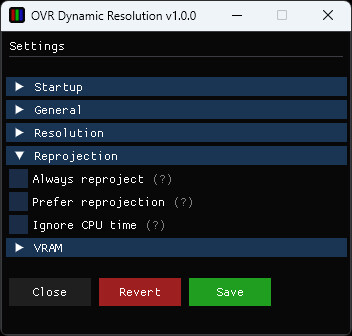 OVR Dynamic Resolution