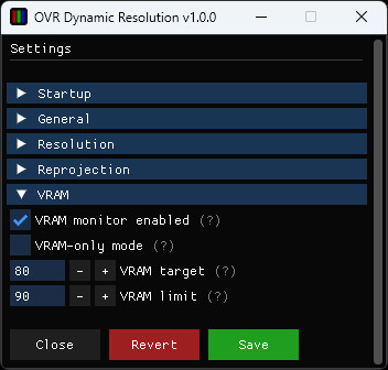 OVR Dynamic Resolution