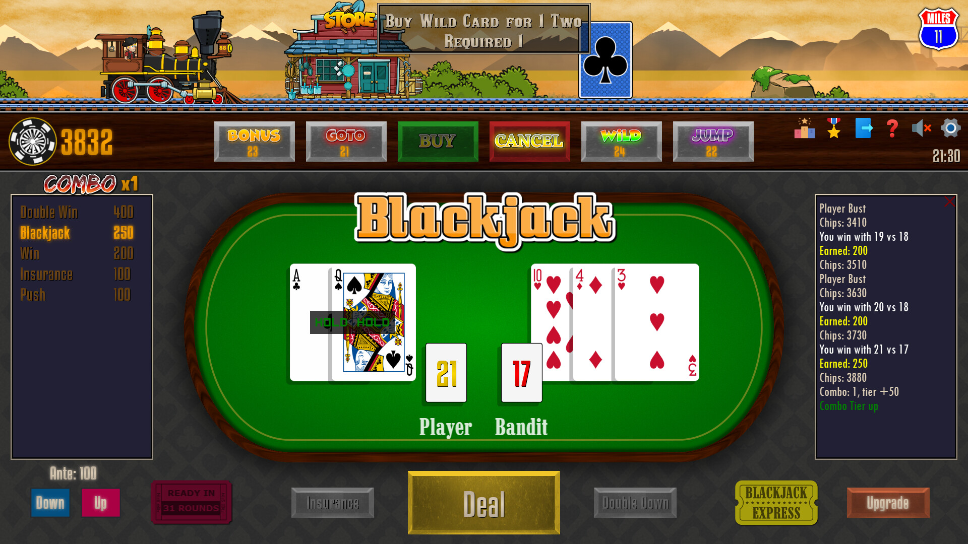 Poker Train