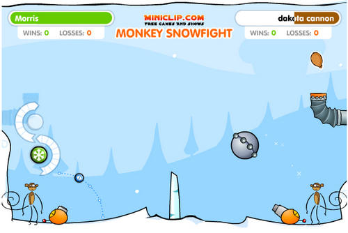 Monkey Snowfight