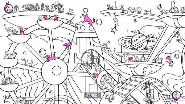 101 Cute Playland Dogs: Find &amp; Paint