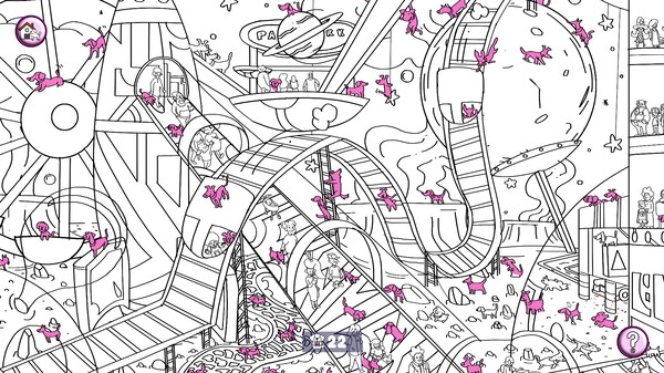 101 Cute Playland Dogs: Find &amp; Paint