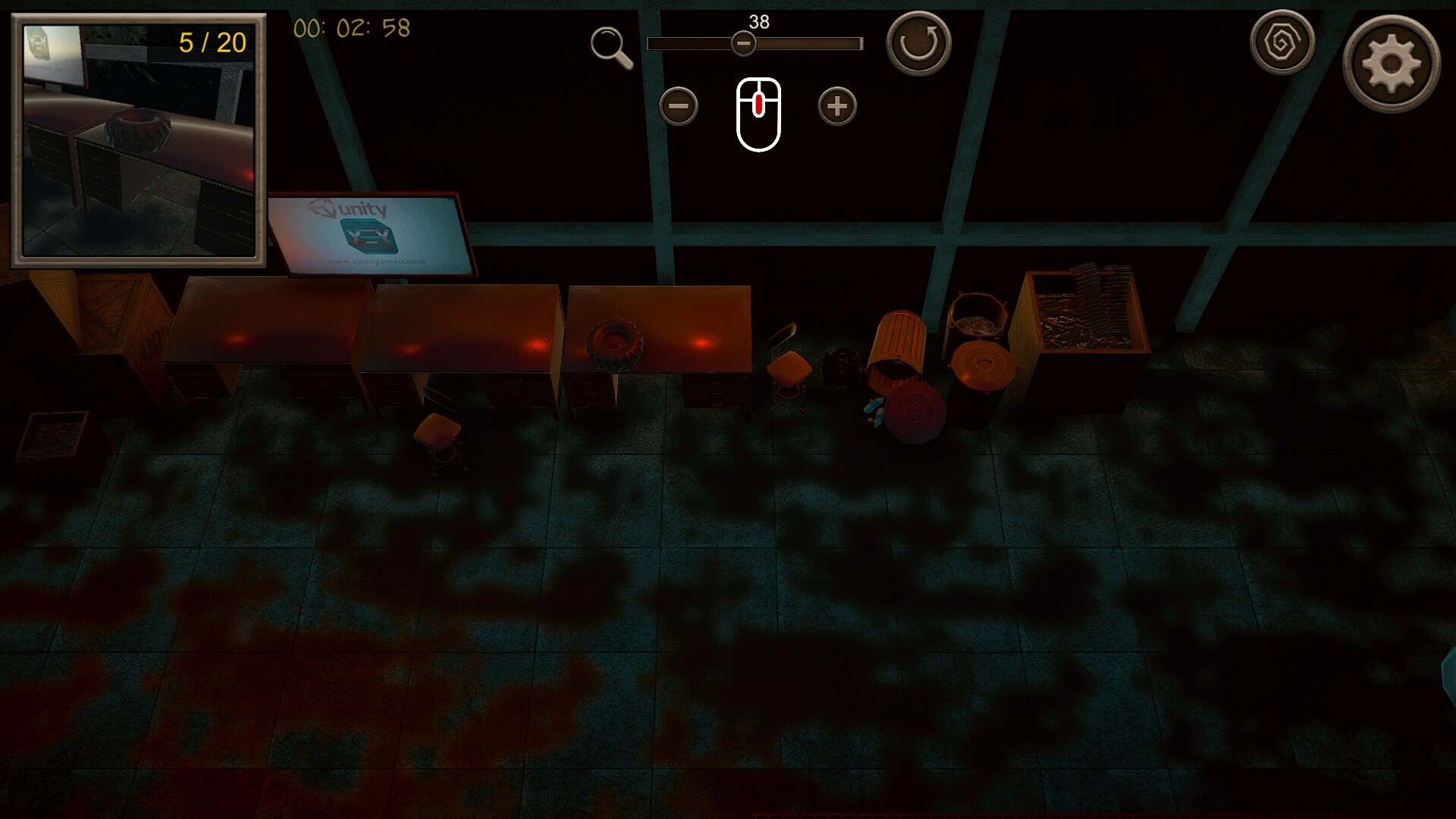 Hidden Storehouse Top-Down 3D