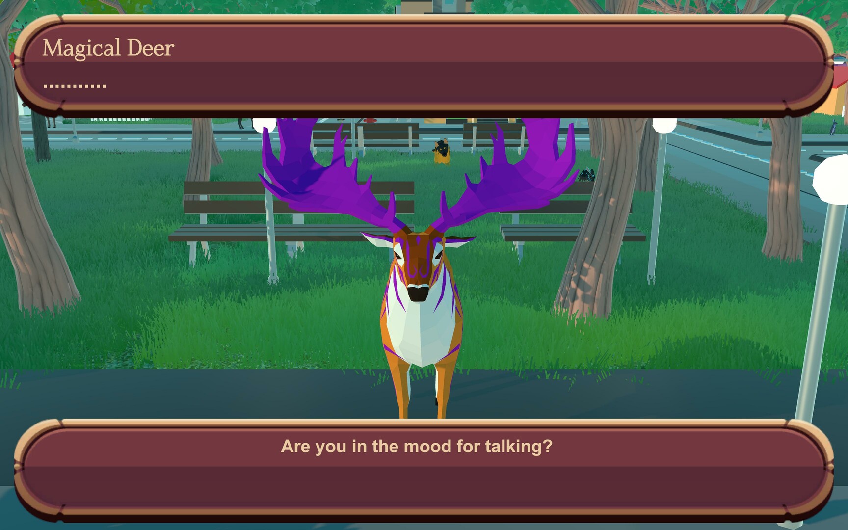 A Conversation With a Magical Deer