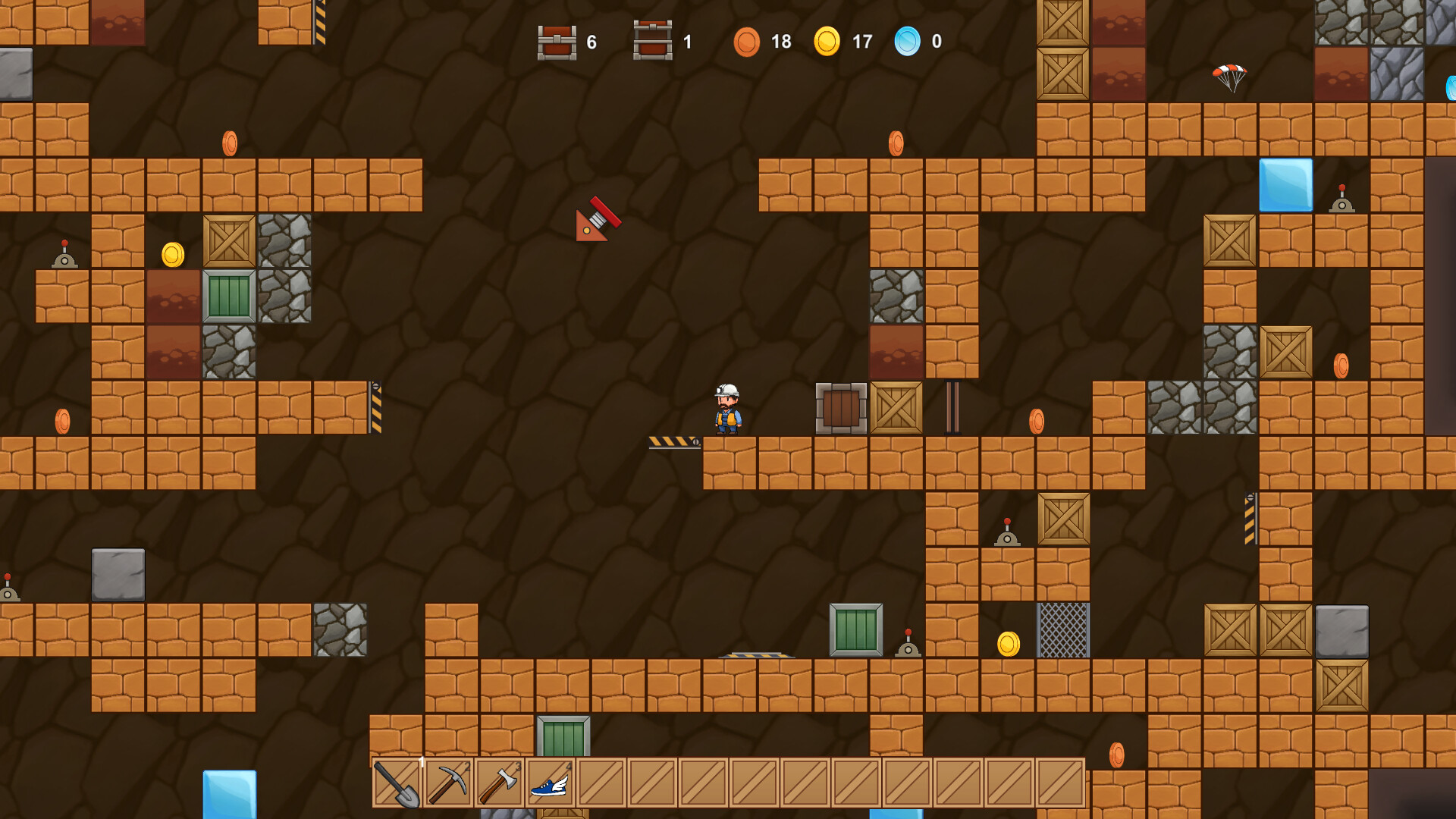 Miner Open Chests