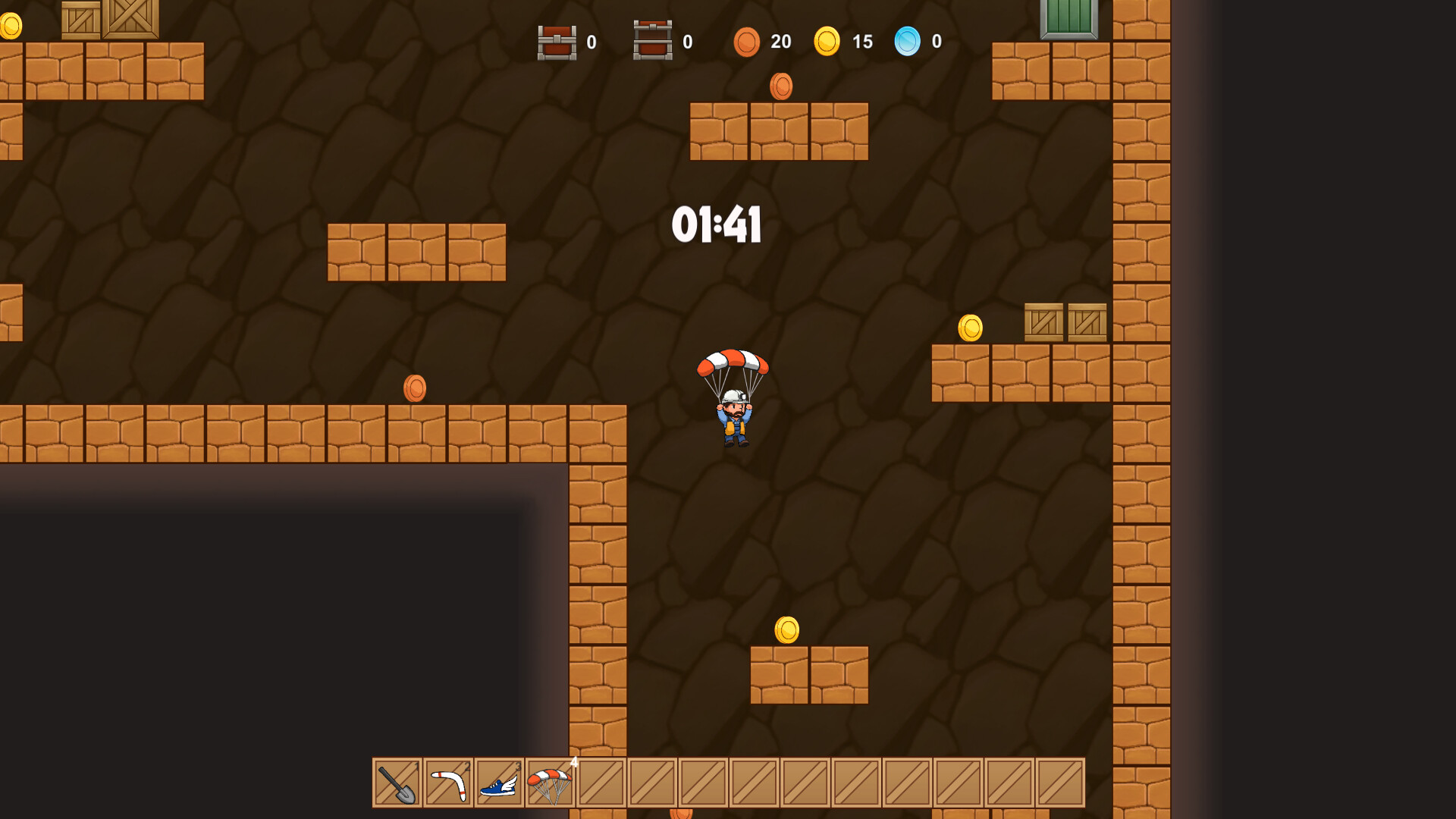 Miner Open Chests